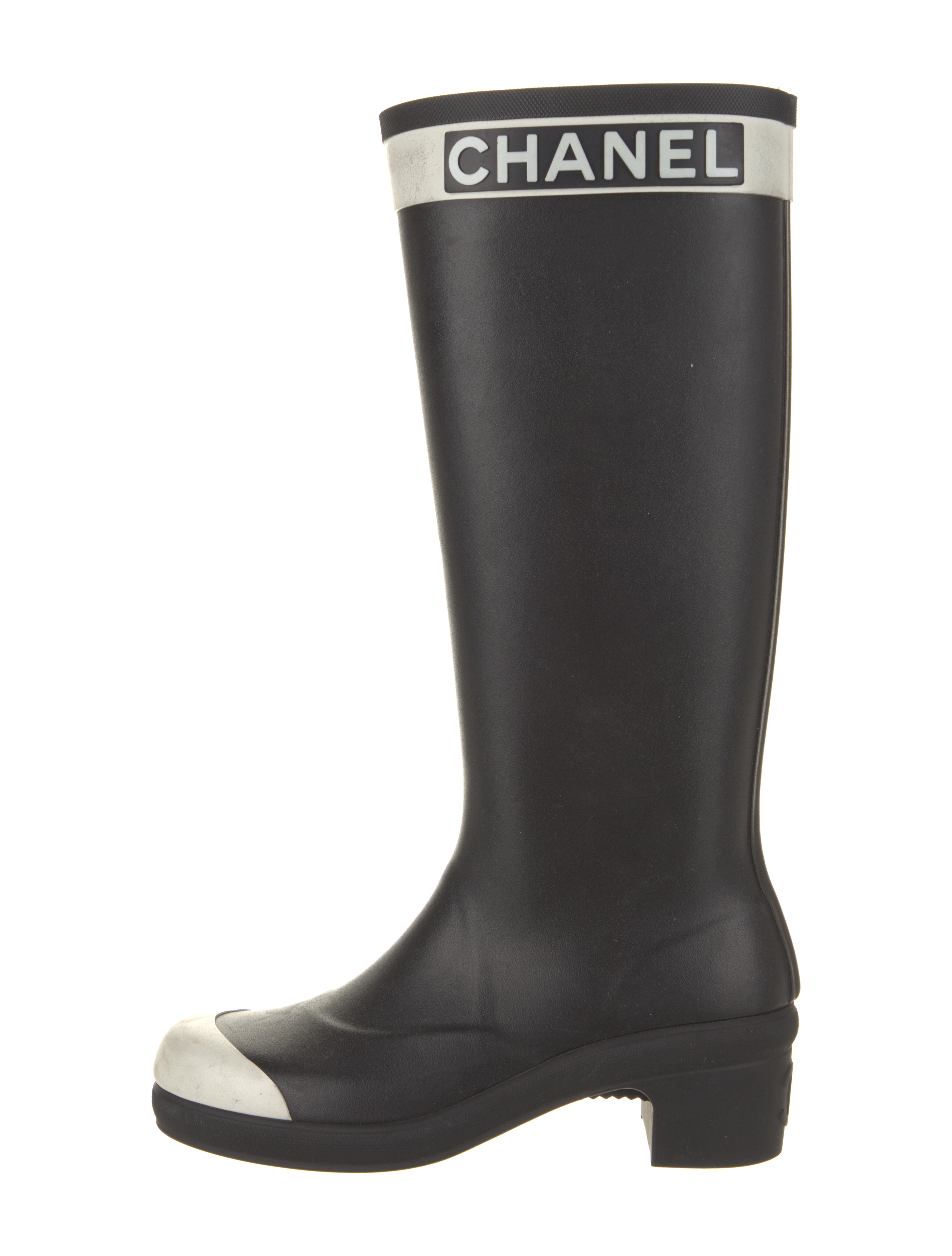 chanel gumboots