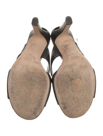 Chanel 2017 Faux Pearl Accents Slides