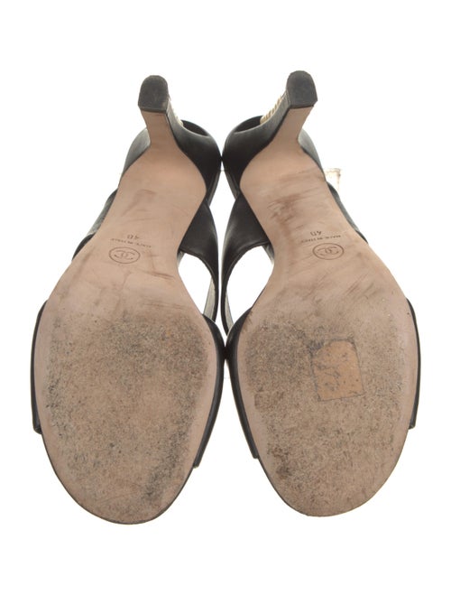 Chanel 2017 Faux Pearl Accents Slides