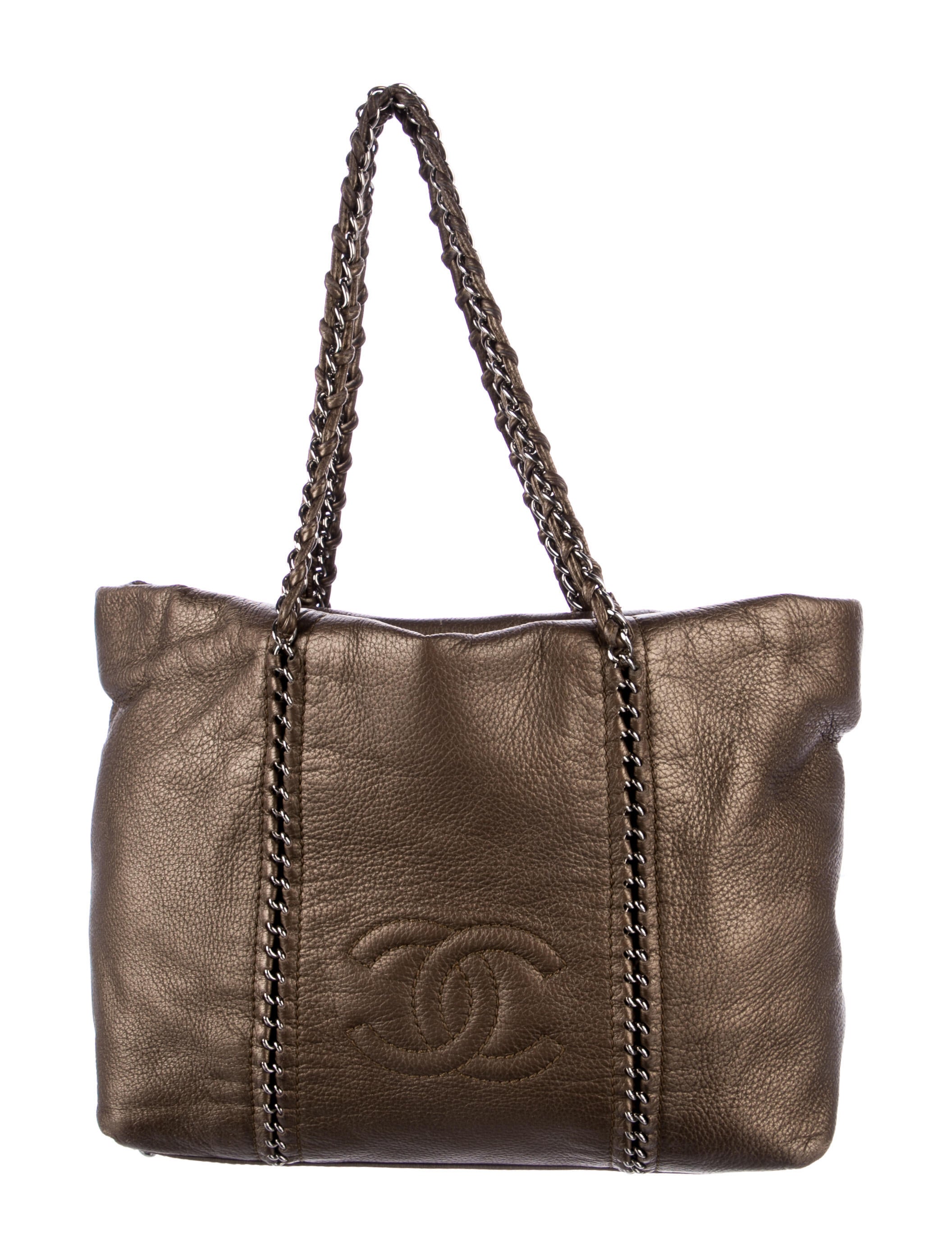 Chanel Ice Cubes Shopper Metallic Totes, Handbags CHA62490 The