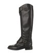 Chanel 2012 Interlocking CC Logo Riding Boots