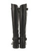 Chanel 2012 Interlocking CC Logo Riding Boots