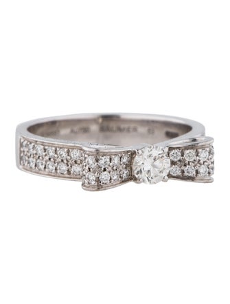 Chanel 18K 1932 Diamond Ruban Ring