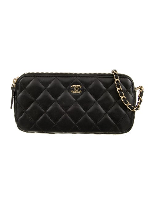 Chanel Double Zip Wallet on Chain
