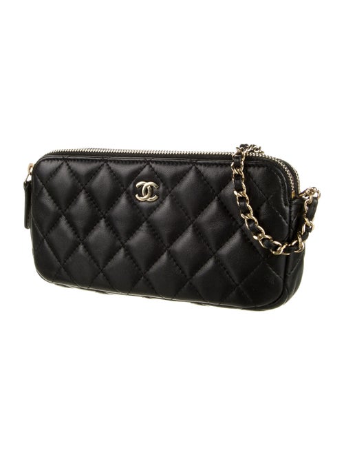 Chanel Double Zip Wallet on Chain