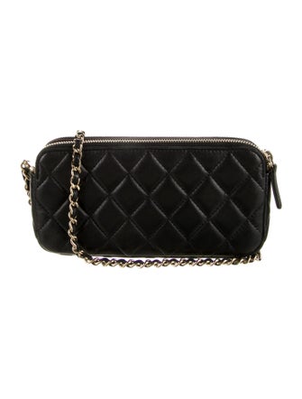 Chanel Double Zip Wallet on Chain