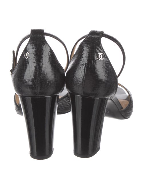 Chanel 2015 Interlocking CC Logo Sandals