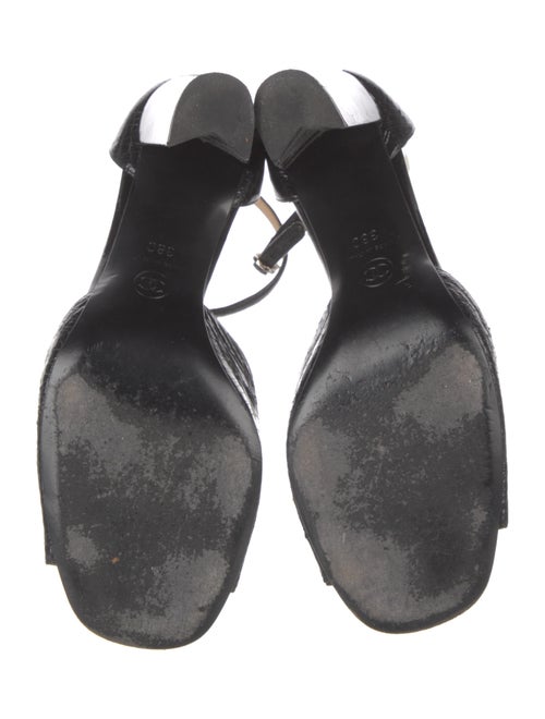 Chanel 2015 Interlocking CC Logo Sandals