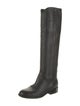 Chanel Interlocking CC Logo Leather Riding Boots