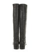 Chanel Interlocking CC Logo Leather Riding Boots