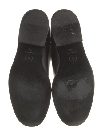 Chanel Interlocking CC Logo Leather Riding Boots