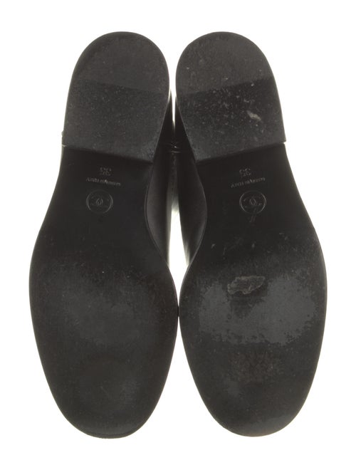 Chanel Interlocking CC Logo Leather Riding Boots