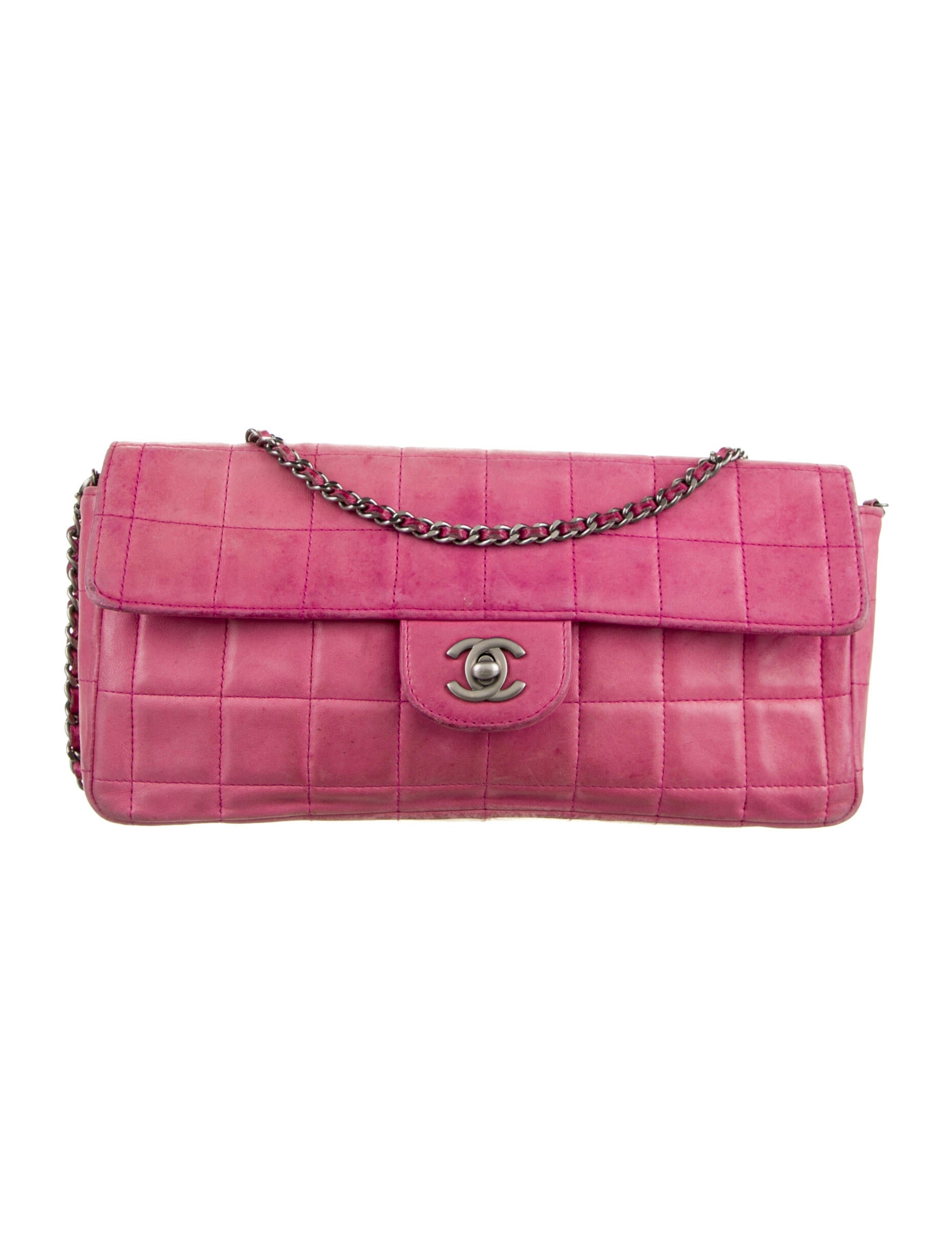  ★Utility l Logo E/W Flap Bag Chanel Square Quilt E/W Flap Bag - Pink Shoulder Bags