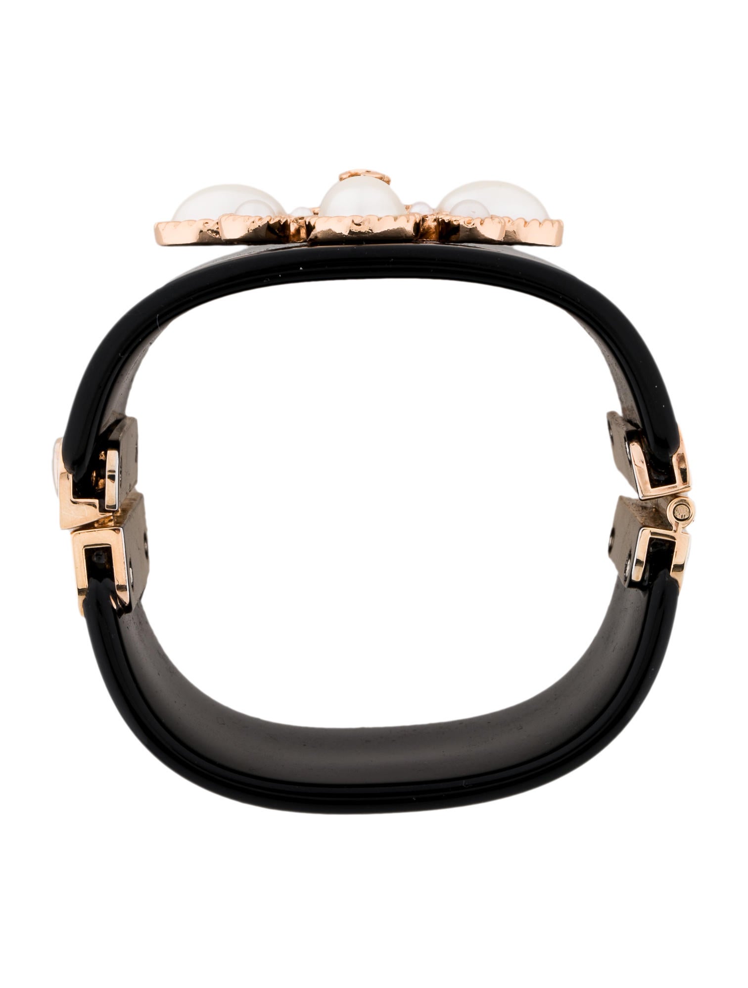 Chanel Faux Pearl Cuff Bracelets CHA71468 The RealReal