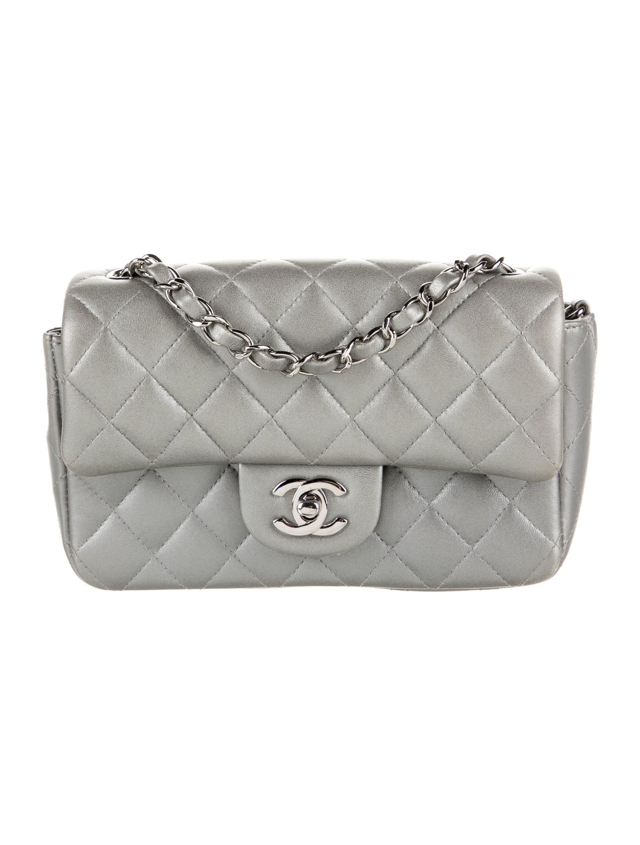 Chanel Classic Rectangular Mini Flap Bag Pink Mini Bags, Handbags
