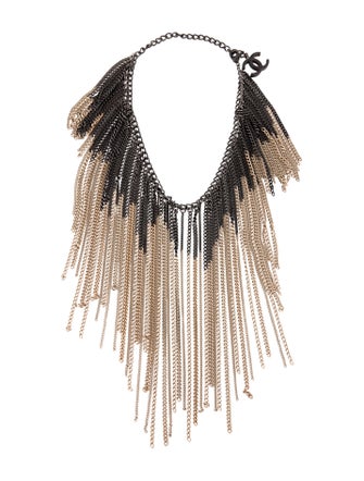 Chanel Fringe Collar Necklace