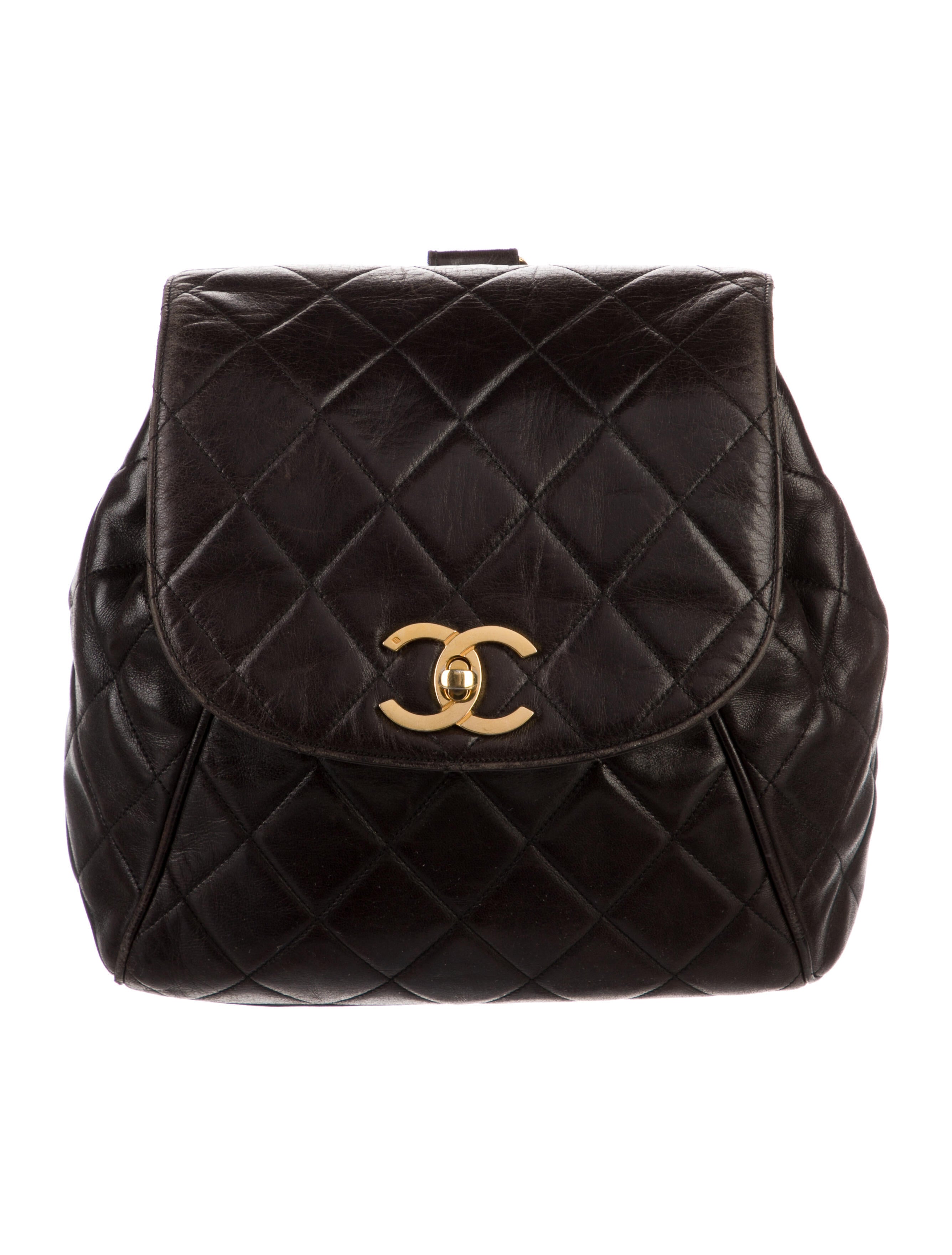 Chanel 2022 Chain Melody Backpack Black Backpacks, Handbags