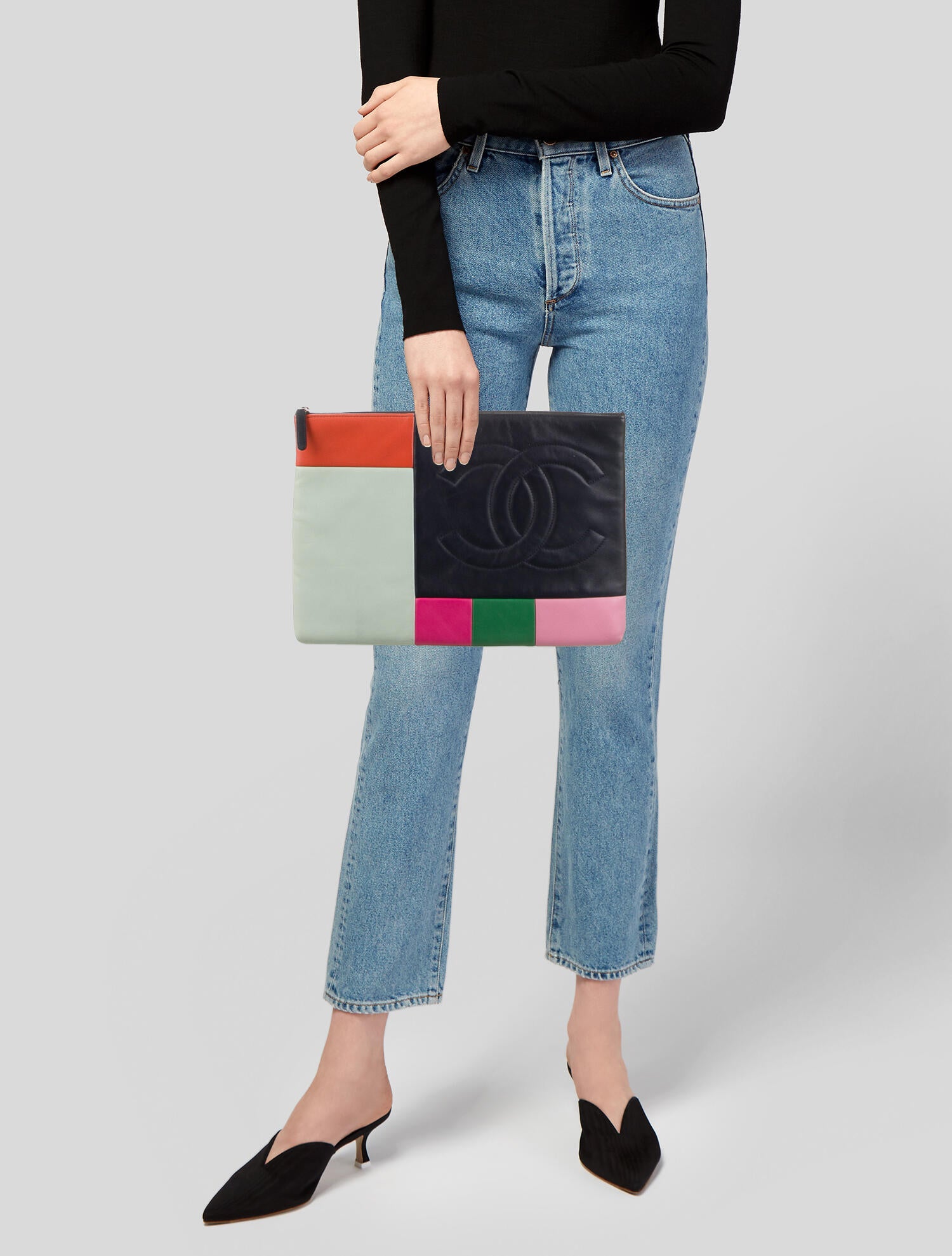 Chanel Large Patchwork O-Case