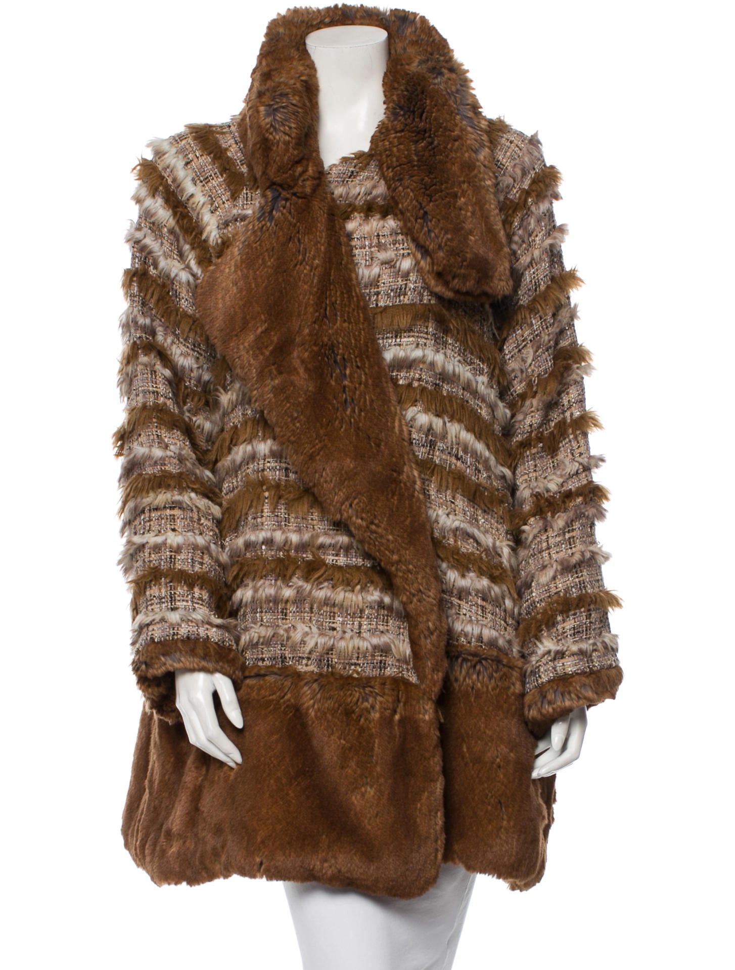 Chanel Fantasy Fur Coat Clothing CHA75458 The RealReal