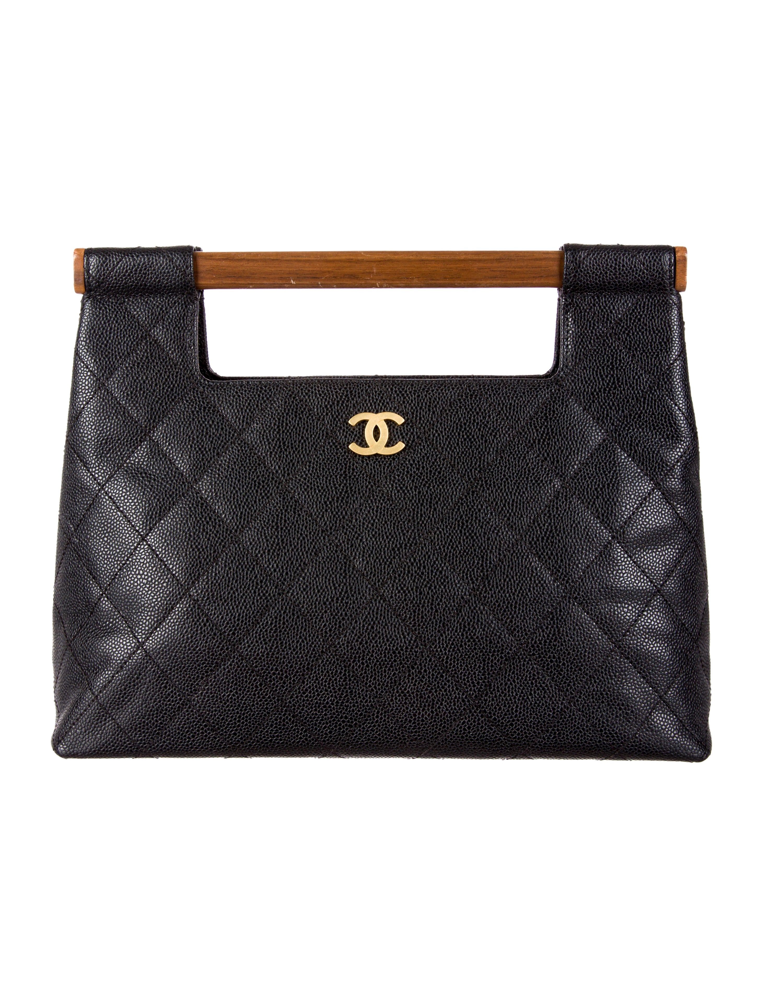 Chanel Wooden Handle Bag