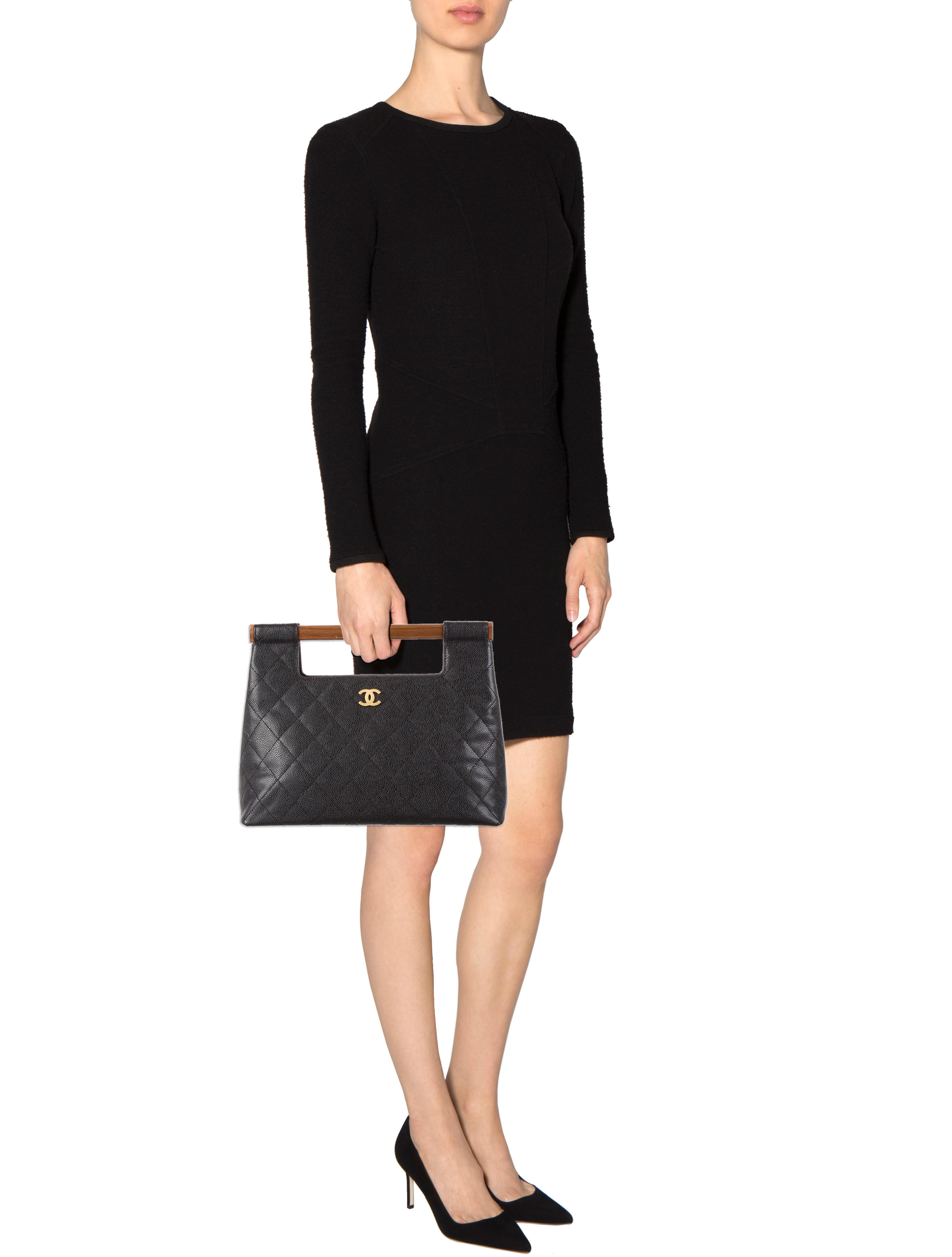 Chanel Wooden Handle Bag