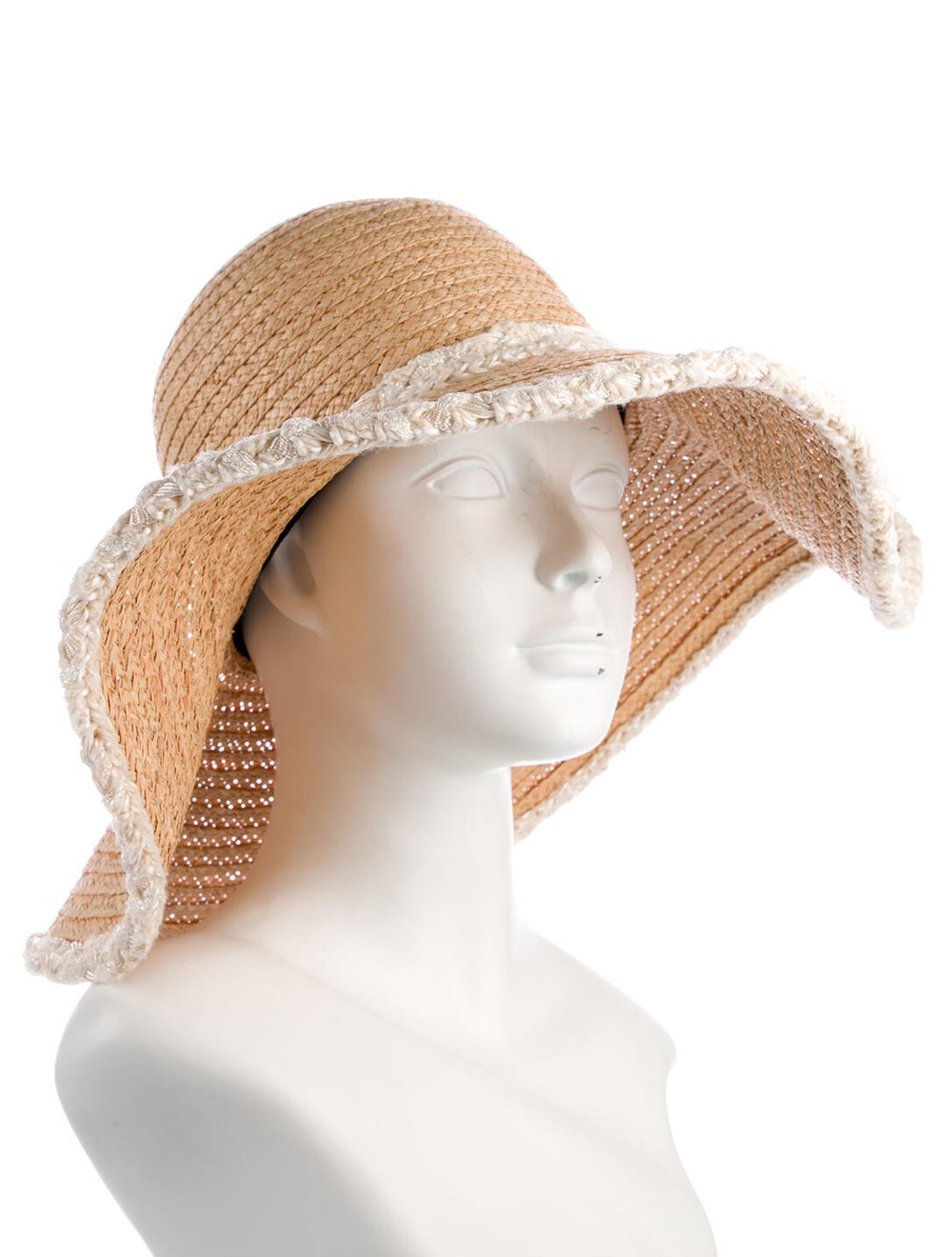 Chanel Straw Wide Brim Hat - image 3