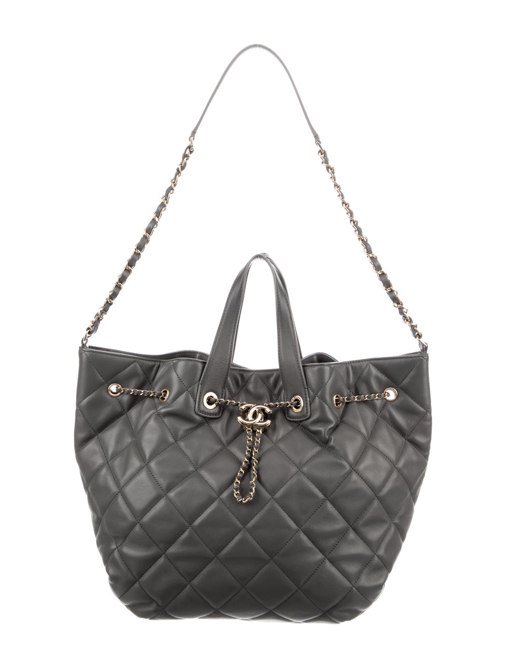 Chanel 2020 CC Dweller Drawstring Tote Gem