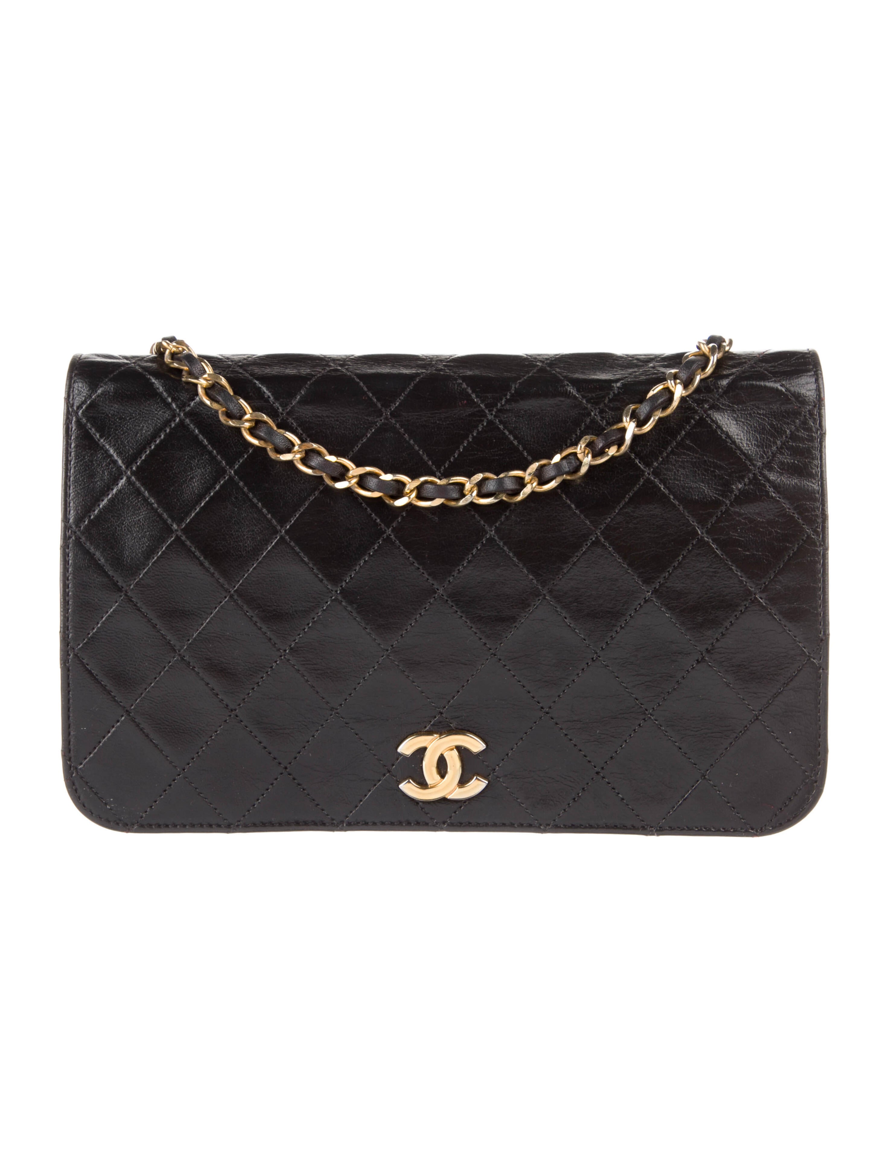 Chanel Classic Quilted Wallet On Chain Black Crossbody Bags, Handbags