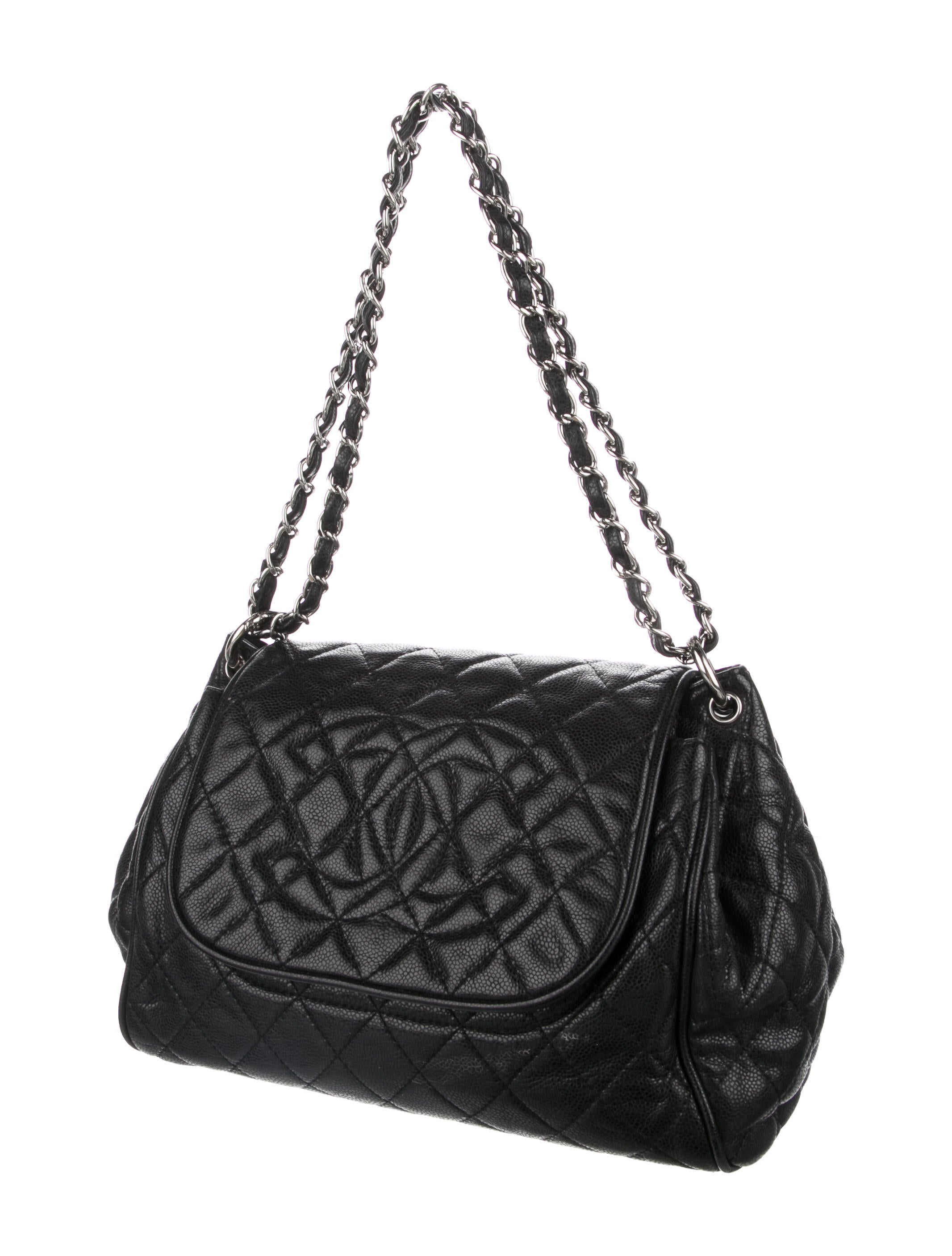 Chanel Timeless Accordion Flap Shoulder Bag Black Shoulder Bags, Handbags CHA769267 The