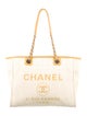 Chanel Small Raffia Deauville Shopping Tote