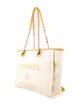 Chanel Small Raffia Deauville Shopping Tote