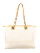 Chanel Small Raffia Deauville Shopping Tote
