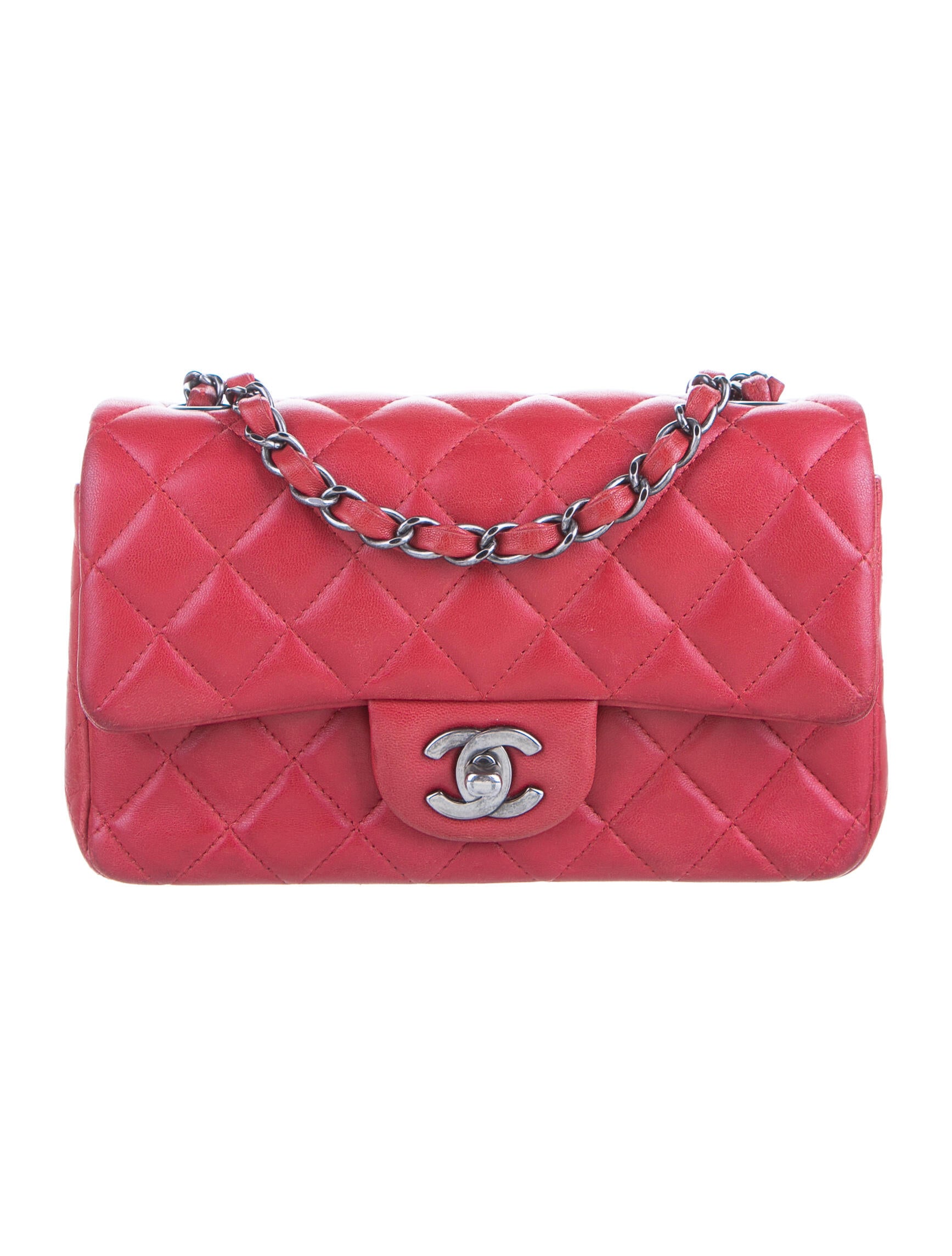 Chanel 2021 Rainbow Classic Rectangular Mini Flap Bag Blue Crossbody Bags, Handbags