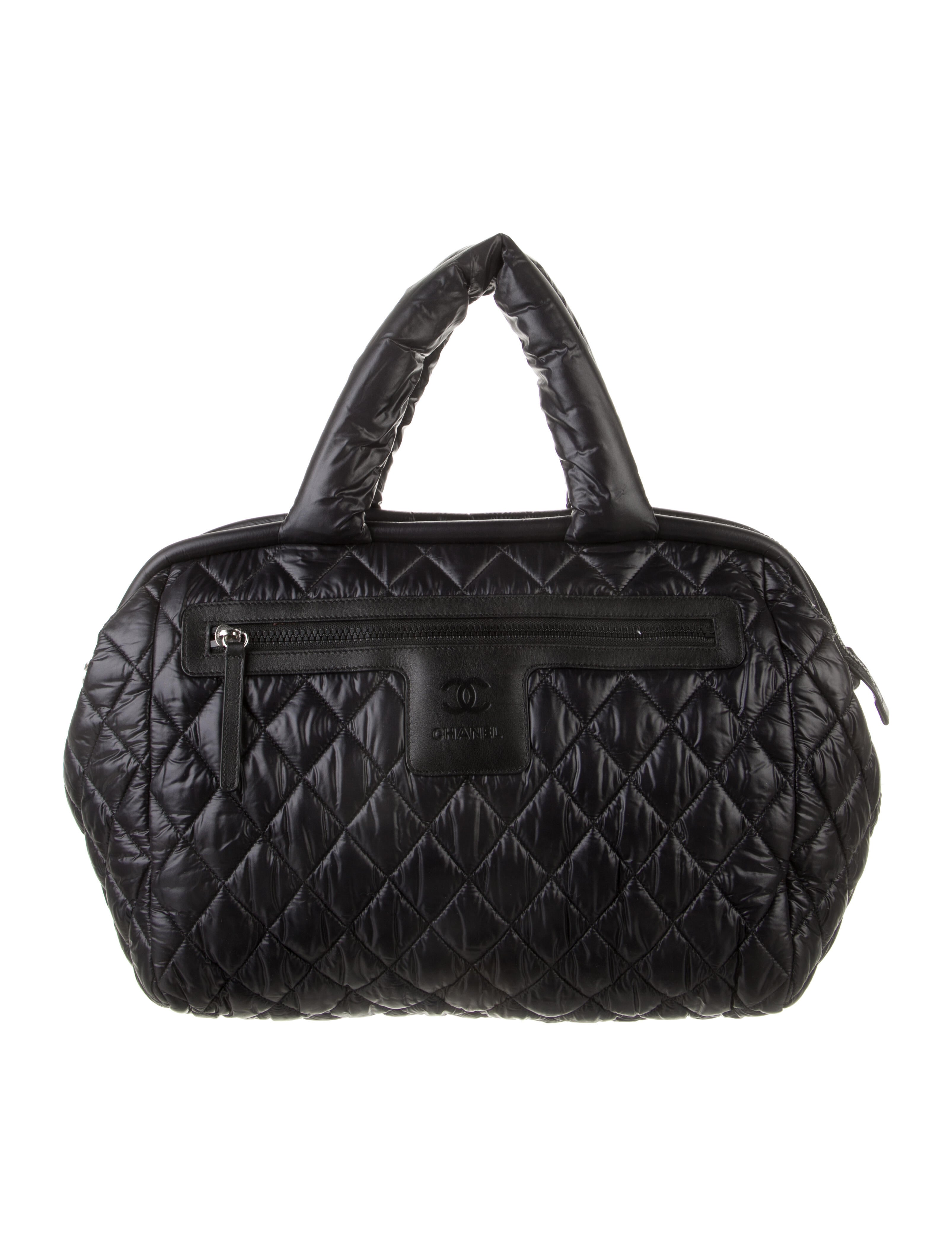 Chanel Coco Cocoon Bowler Bag Black Handle Bags, Handbags CHA776590 The RealReal
