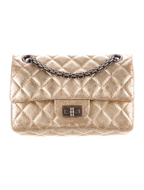Chanel Metallic Reissue 224 Double Flap Bag