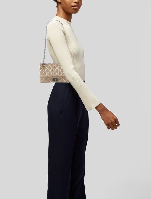 Chanel Metallic Reissue 224 Double Flap Bag