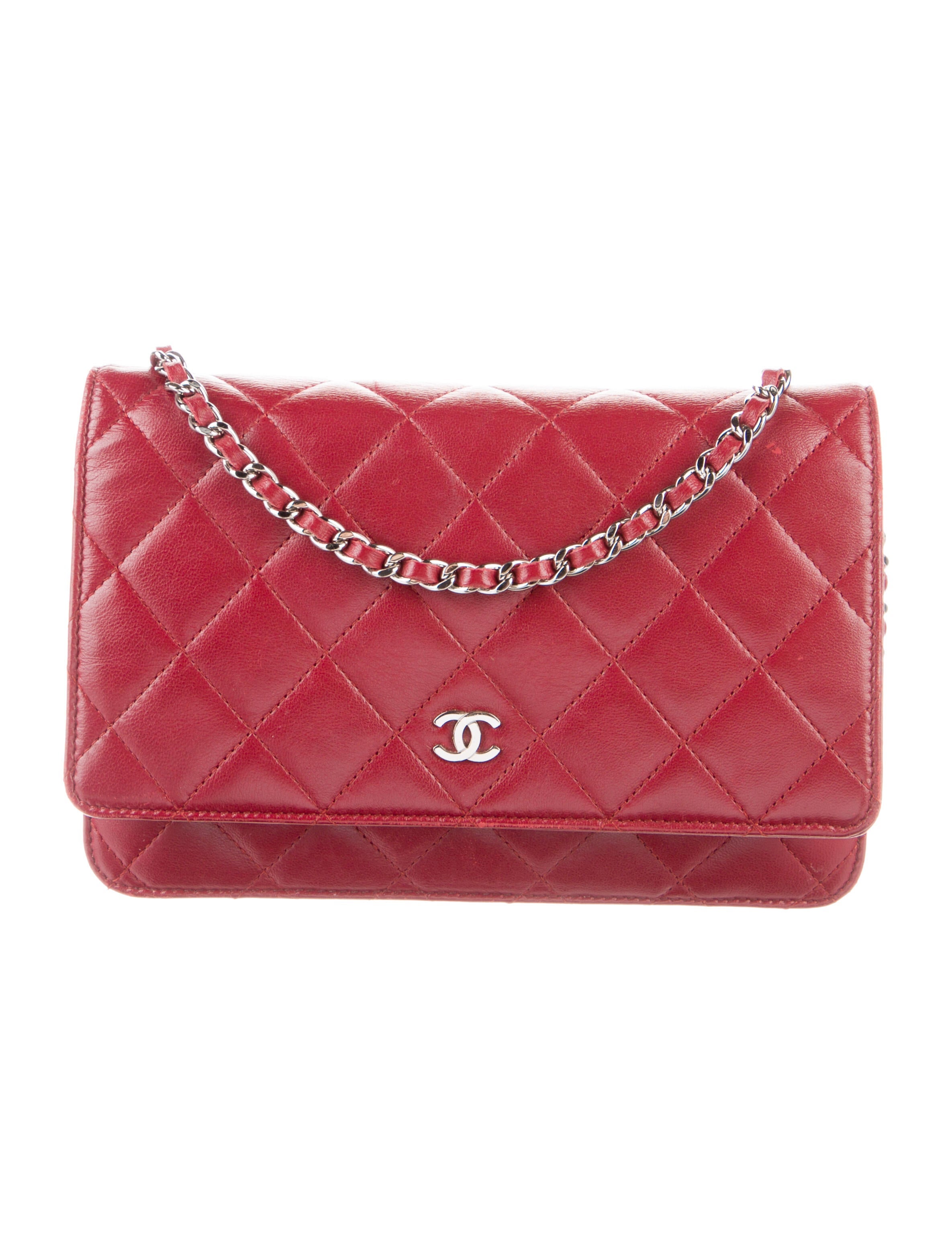 Chanel Classic Quilted Wallet On Chain Black Crossbody Bags, Handbags