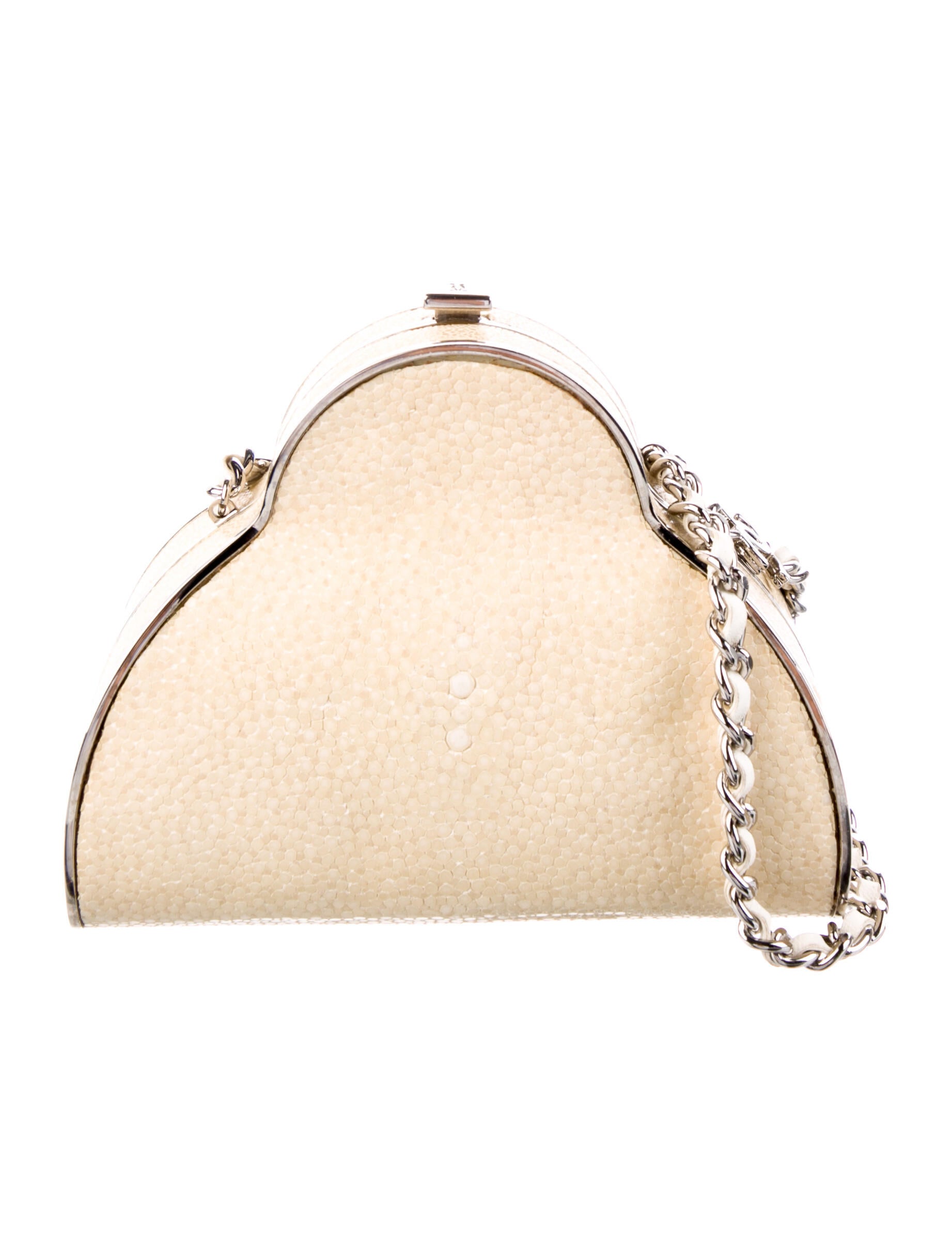 Kate Spade New York Embellished Metallic Evening Bag Metallic Evening