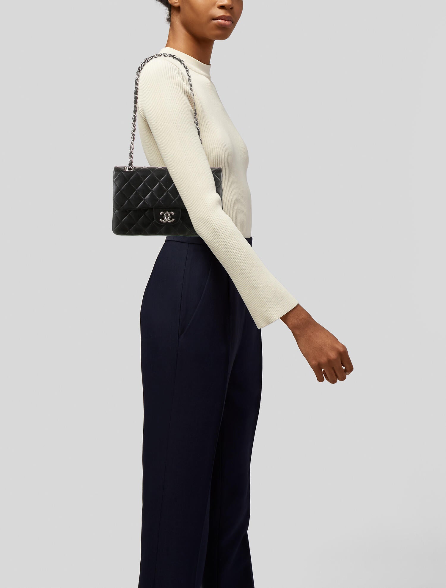 Chanel Classic Small Double Flap Bag Black Shoulder Bags, Handbags