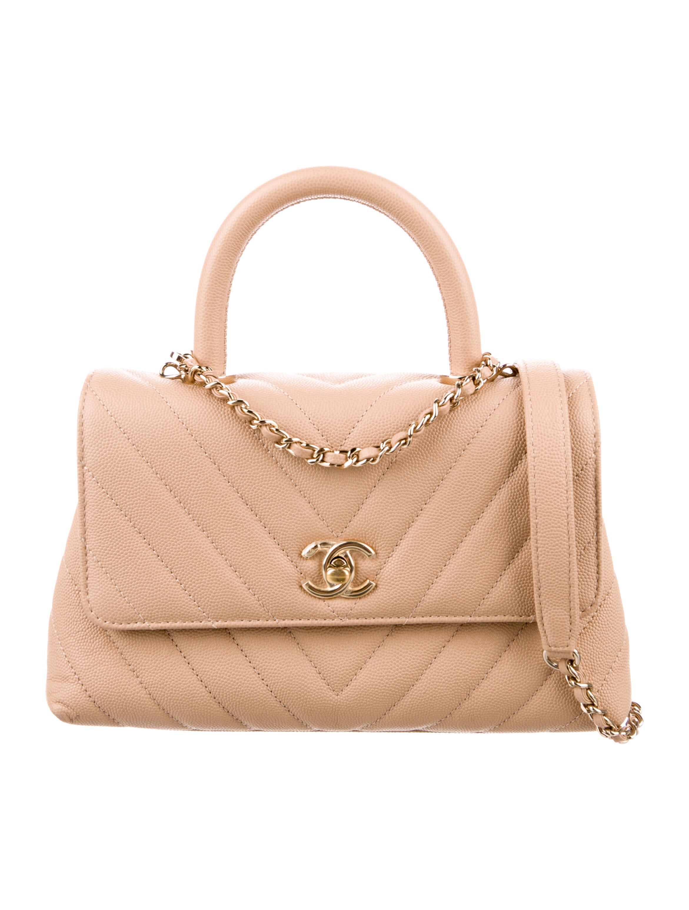 Chanel 2022 Mini Coco Handle Bag Red Handle Bags, Handbags CHA781477 The RealReal