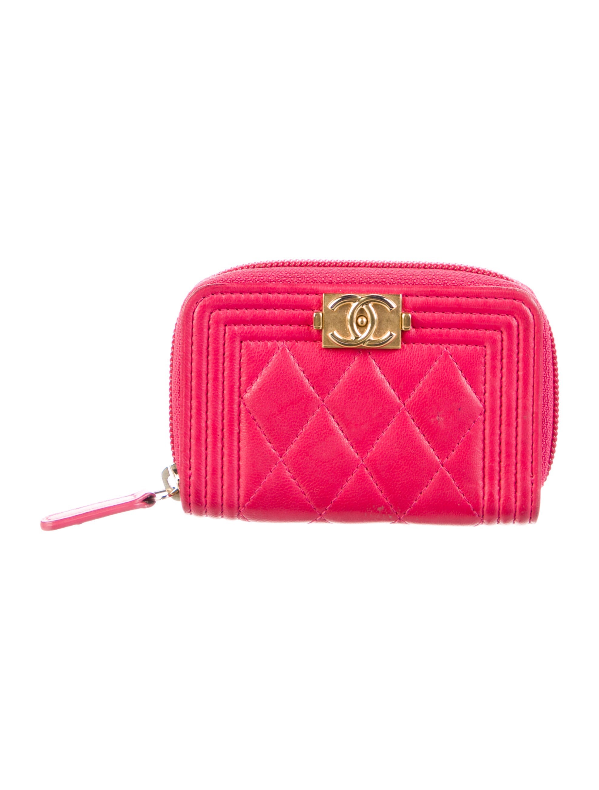Chanel Leather Wallet Pink Wallets, Accessories CHA784780 The