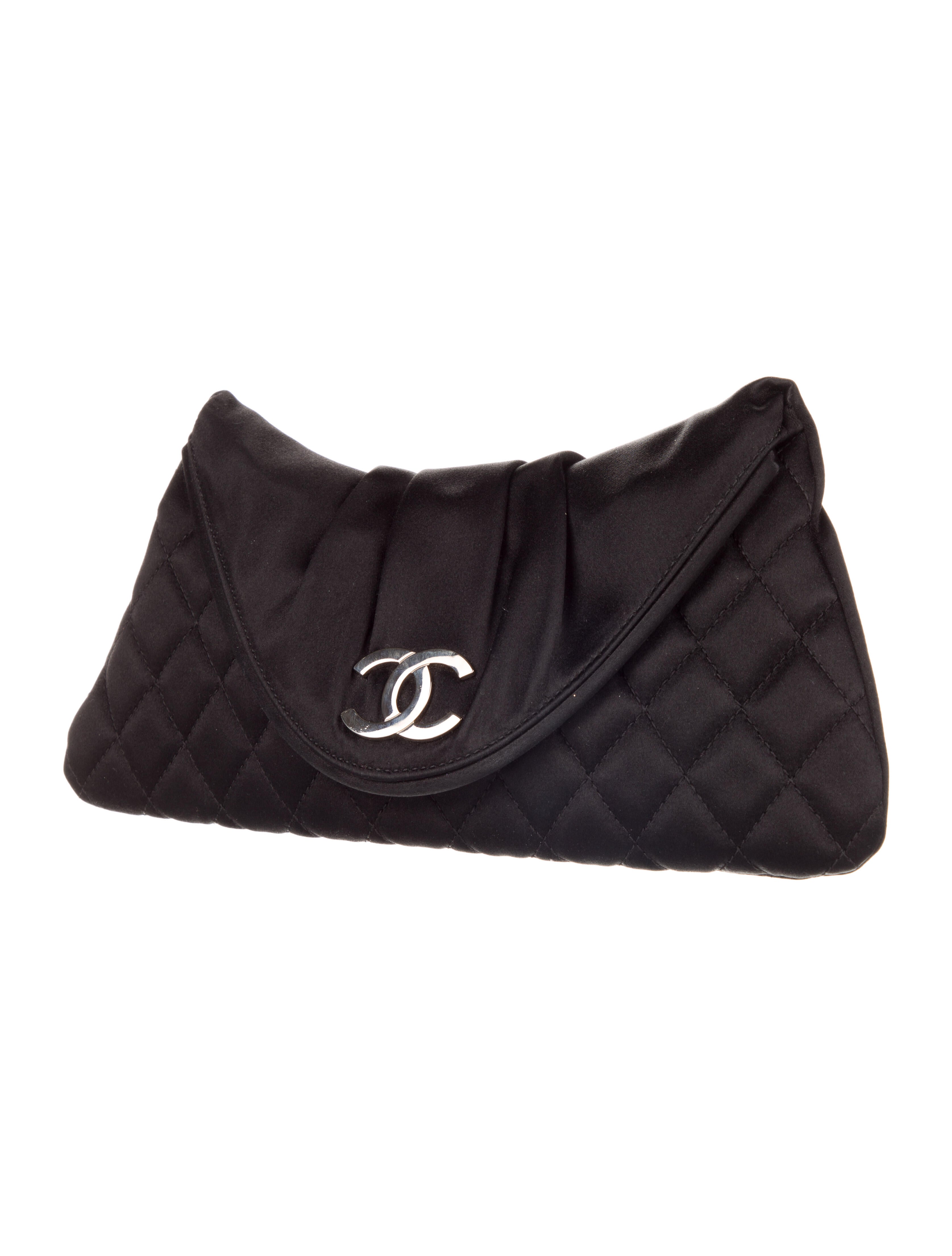 Chanel Quilted Timeless Clutch Black Clutches, Handbags CHA186304