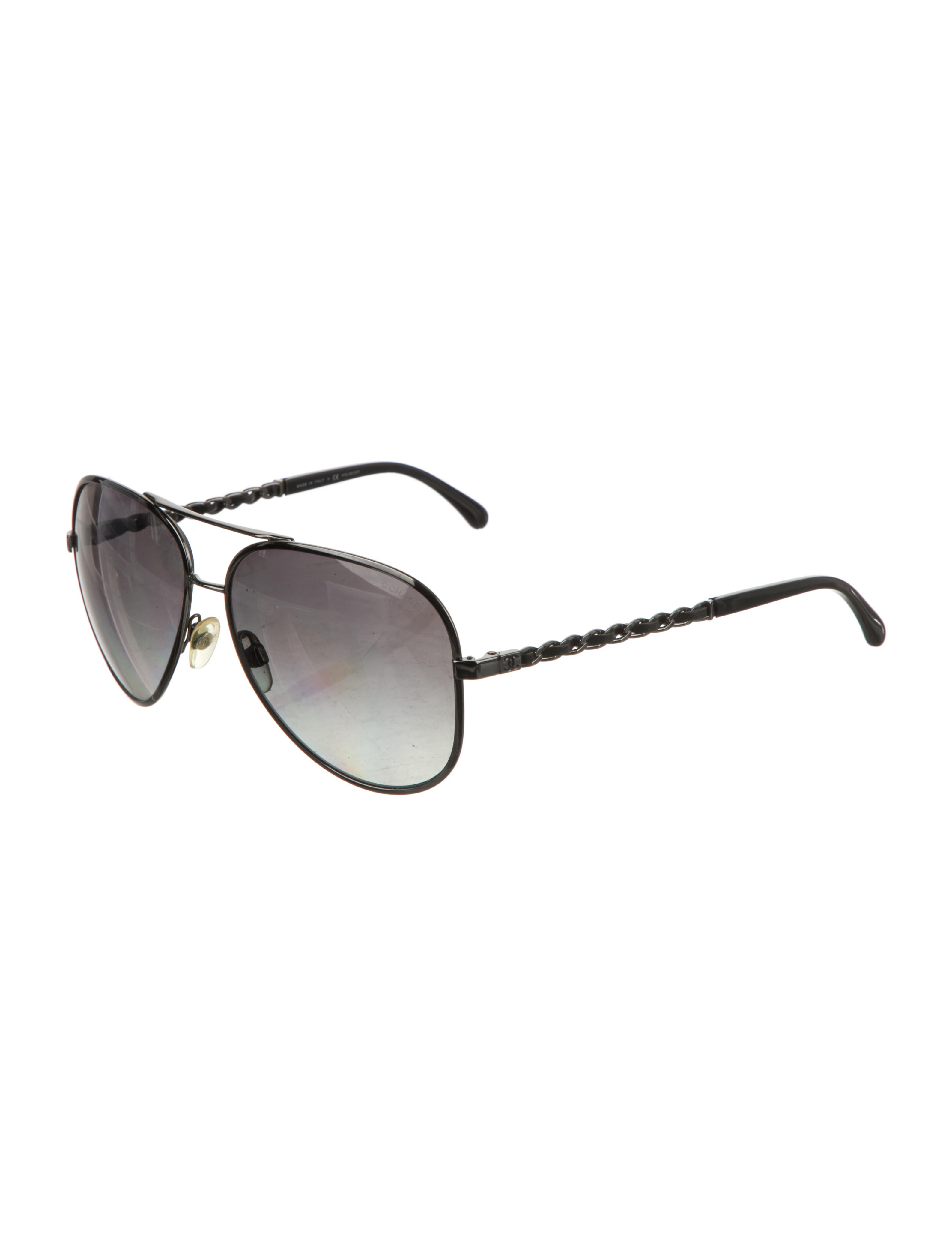 Chanel Aviator Mirrored Sunglasses Grey Sunglasses, Accessories