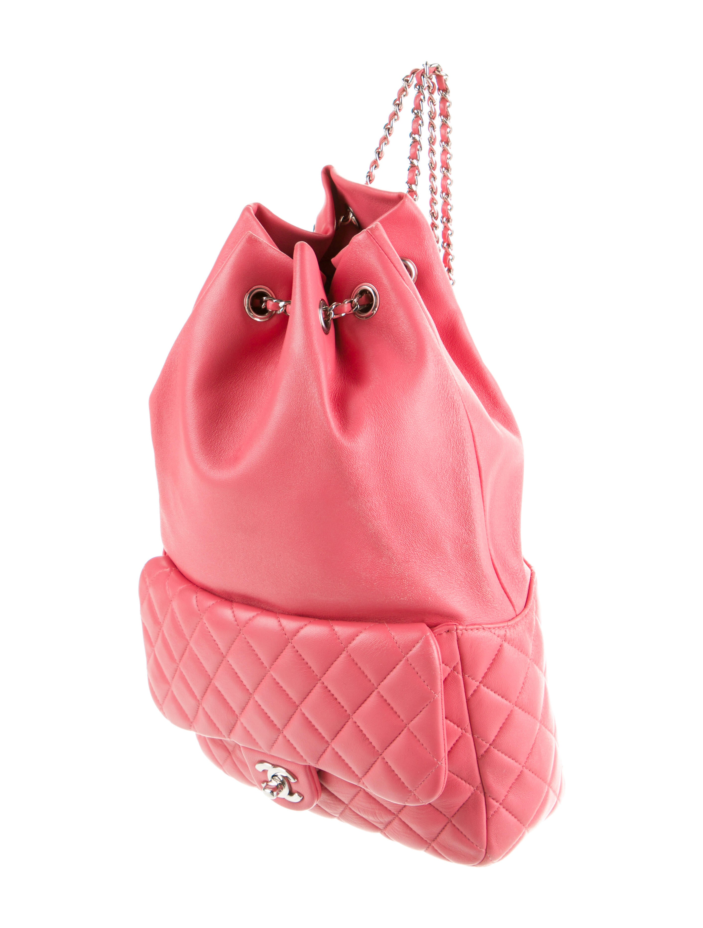 Chanel Large Backpack In Seoul Pink Backpacks, Handbags CHA787947