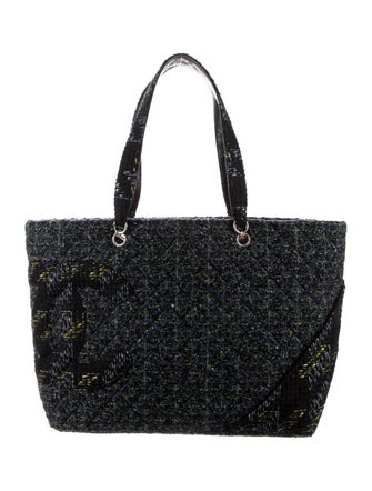 Chanel Large Tweed Ligne Cambon Tote