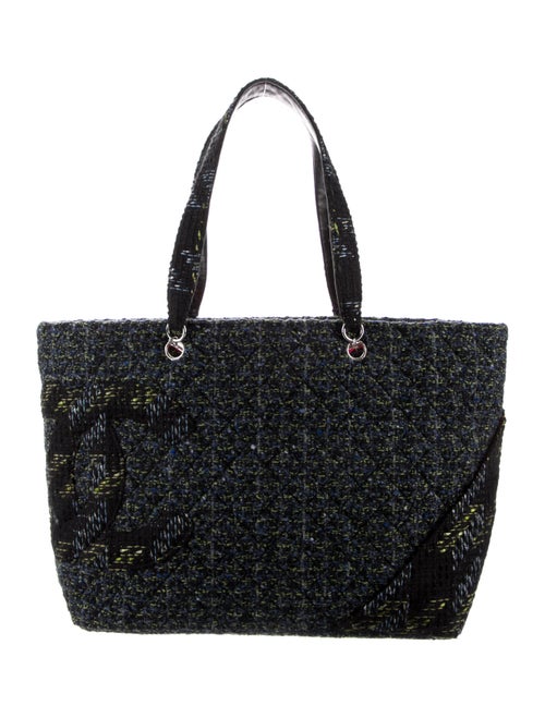 Chanel Large Tweed Ligne Cambon Tote
