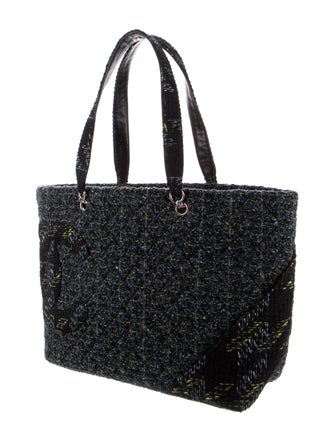 Chanel Large Tweed Ligne Cambon Tote