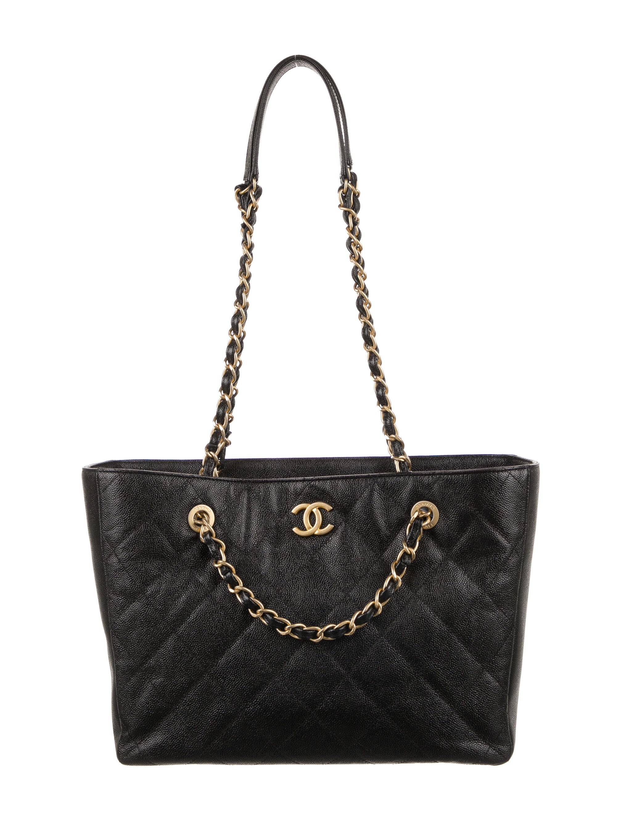 Chanel Grand Shopping Tote Black Totes, Handbags CHA325874 The