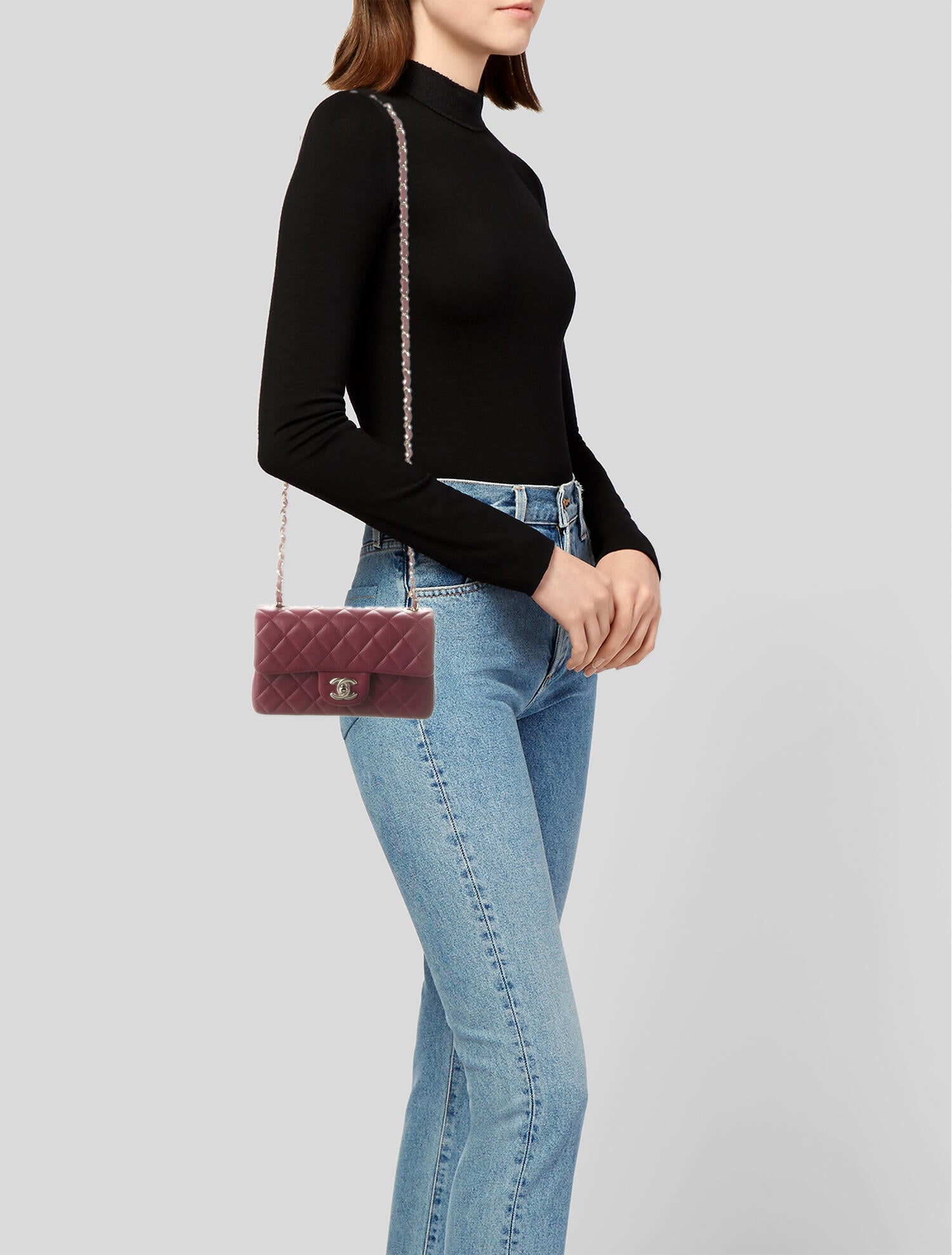 classic rectangular mini flap bag