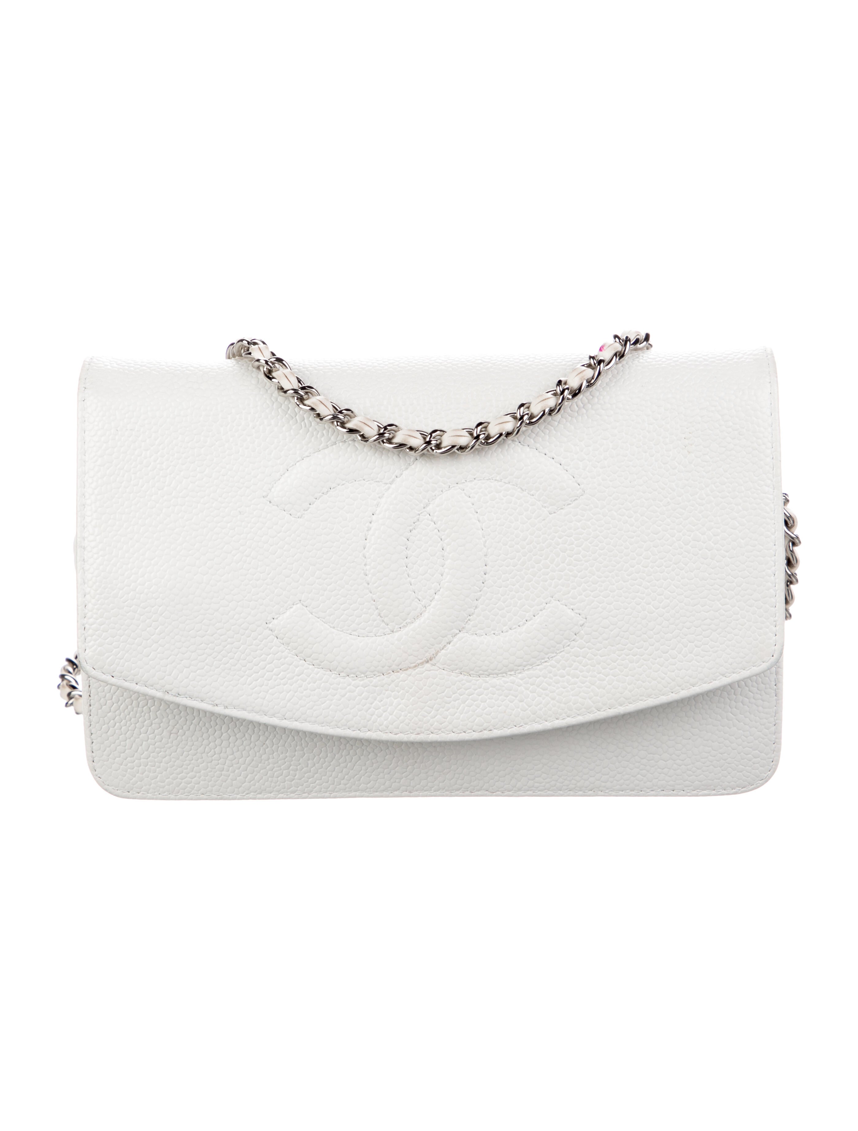 Chanel Wallet On Chain White Crossbody Bags, Handbags CHA81177